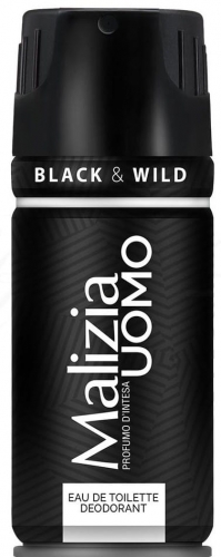 Malizia Uomo Black and Wild męski dezodorant 150ml