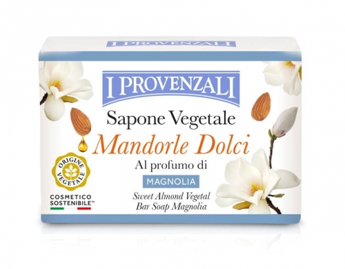 Iprovenzali I Provenzali Magnolia - Mydło roślinne do rąk w kostce (100 g) C806-515F1