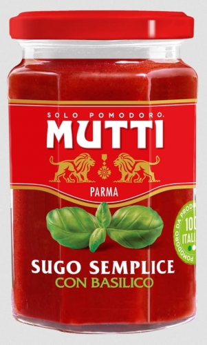 Mutti Sugo con Basilico - Sos pomidorowy z bazylią (280 g)