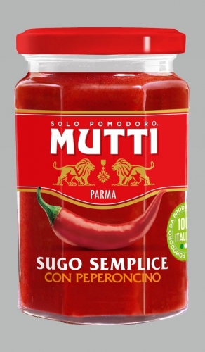 Mutti Sugo Semplice con Peperoncino - Gotowy ostry sos do makaronu (280 g)