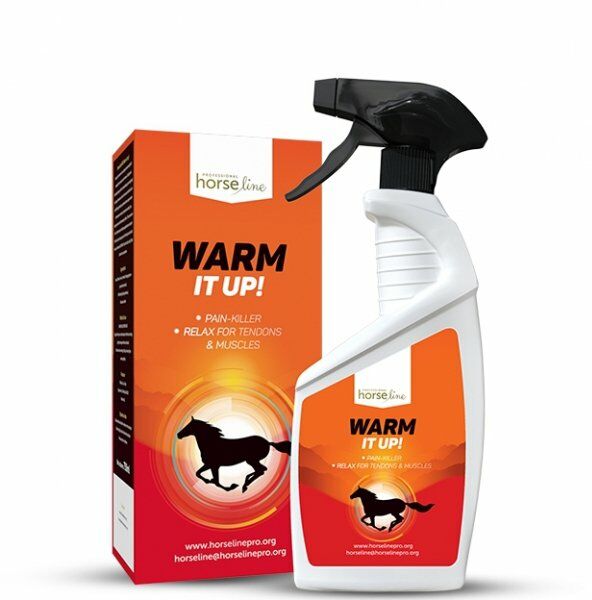 HorseLine PRO Spray rozgrzewająco-chłodzący 750 ml WARM IT UP!