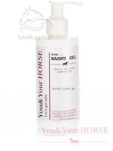 YOU&YOUR HORSE WOW... WARMY GEL ARNICA AND LEMON WARMING GEL żel rozgrzewający z ekstraktem z arniki i cytryny 200ml -