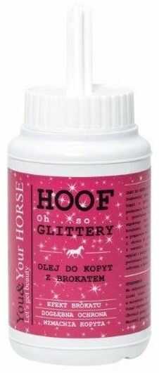 YOU&YOUR HORSE Olej do kopyt z brokatem 600 ml Hoof Glittery