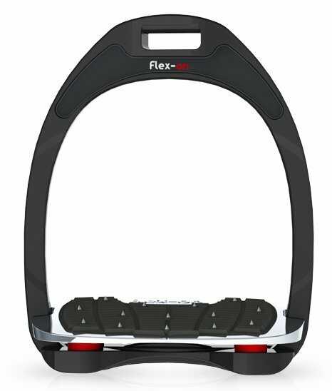 Flex-on Strzemiona aluminiowe z kolcami - czarny