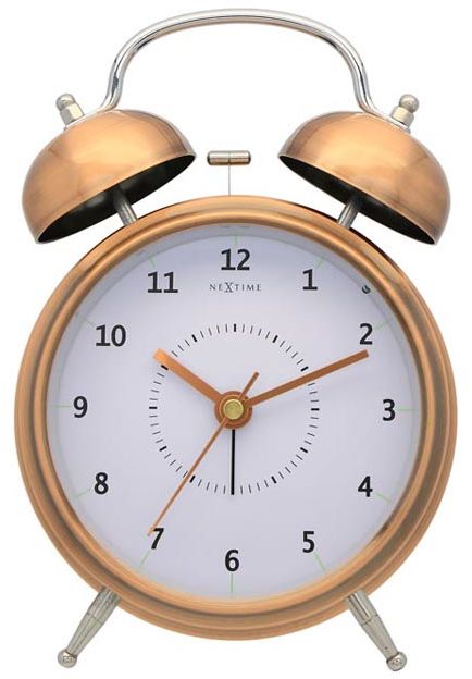 Nextime Budzik miedziany (12,5 cm) Wake Up