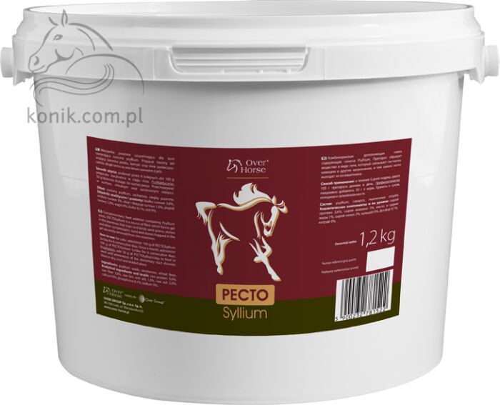 OVER HORSE Suplement zapobiegający kolce PECTOSYLLIUM 1,2kg