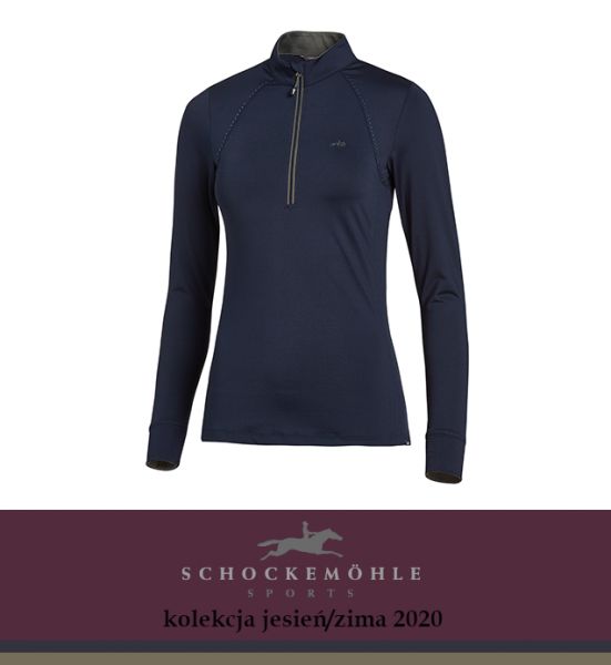 Schockemohle Bluzka funkcyjna PAGE AW20 - dark navy