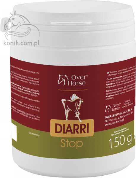 OVER HORSE Preparat przeciwbiegunkowy DIARRI STOP 150g