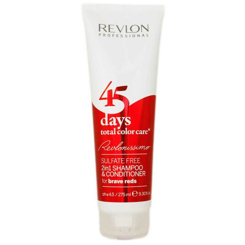 Revlon professional 45 Days Brave Reds 2 w 1 szampon i odżywka do włosów,czerwień 275ml 7849