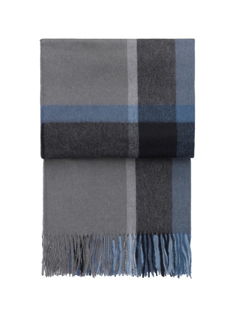 Elvang Pled wełniany Manhattan Steel blue