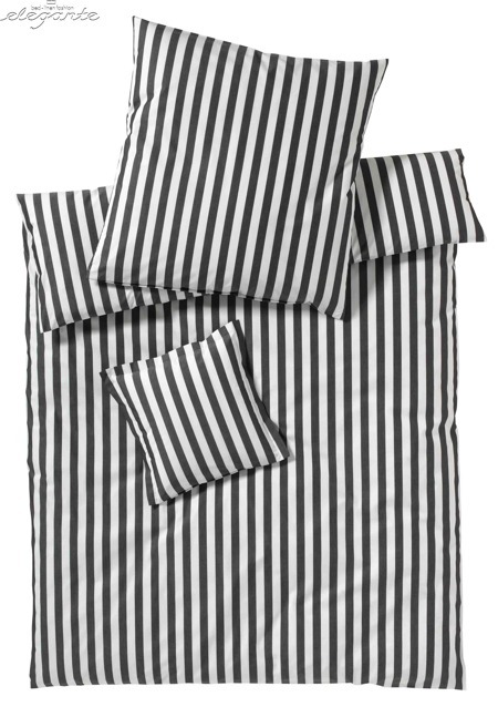 Elegante Poszewka perkalowa Lido Black