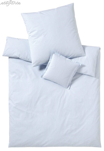 Elegante Poszewka perkalowa Classico Sky Blue