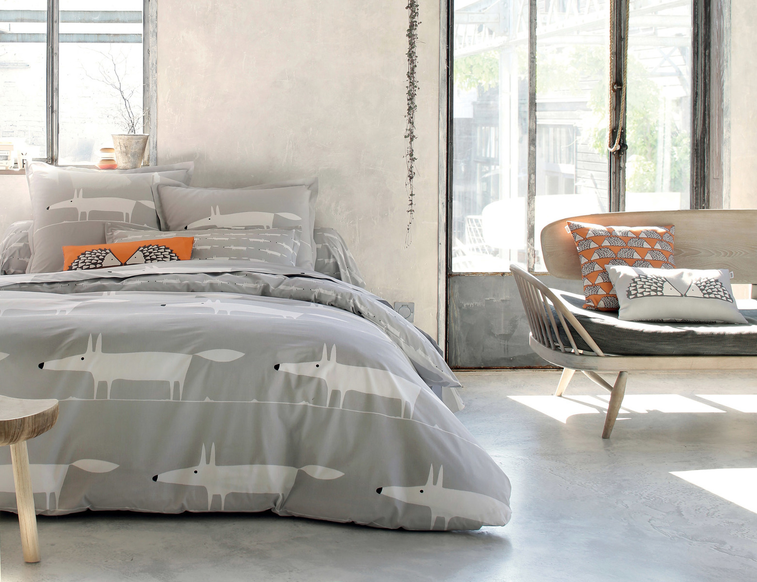Scion Living Poszwa perkalowa Mr Fox Gris