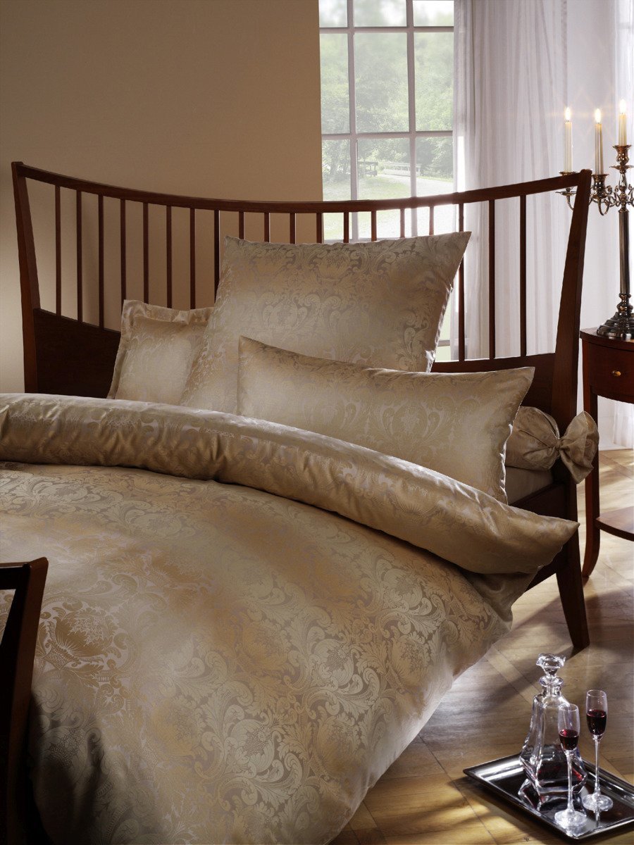 Curt Bauer Komplet pościeli adamaszkowej Florenz Sand