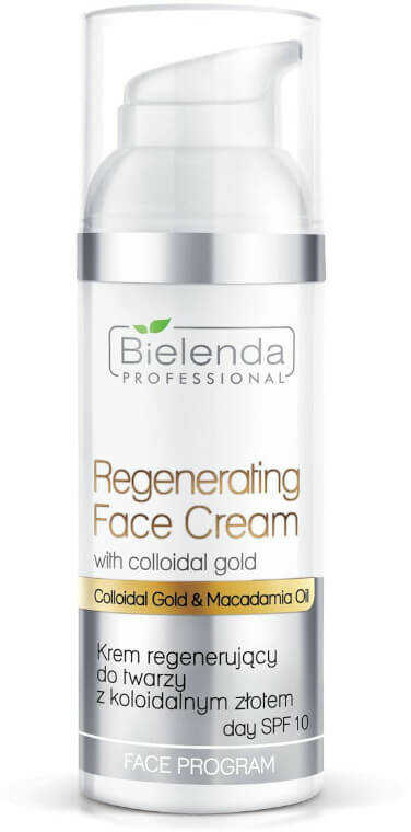 Bielenda Krem regenerujący do twarzy ze złotem SPF 10 150ml 10483