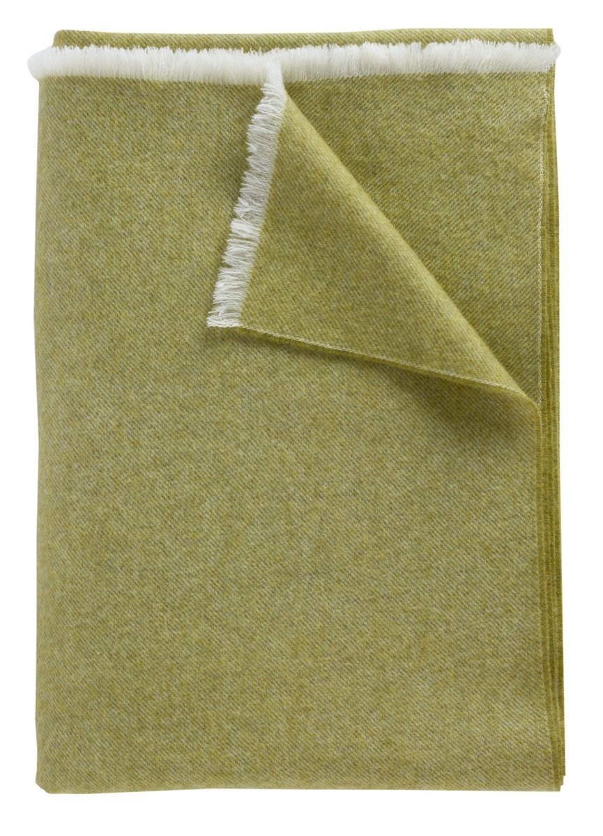Curt Bauer Pled wełniany Basic Sage