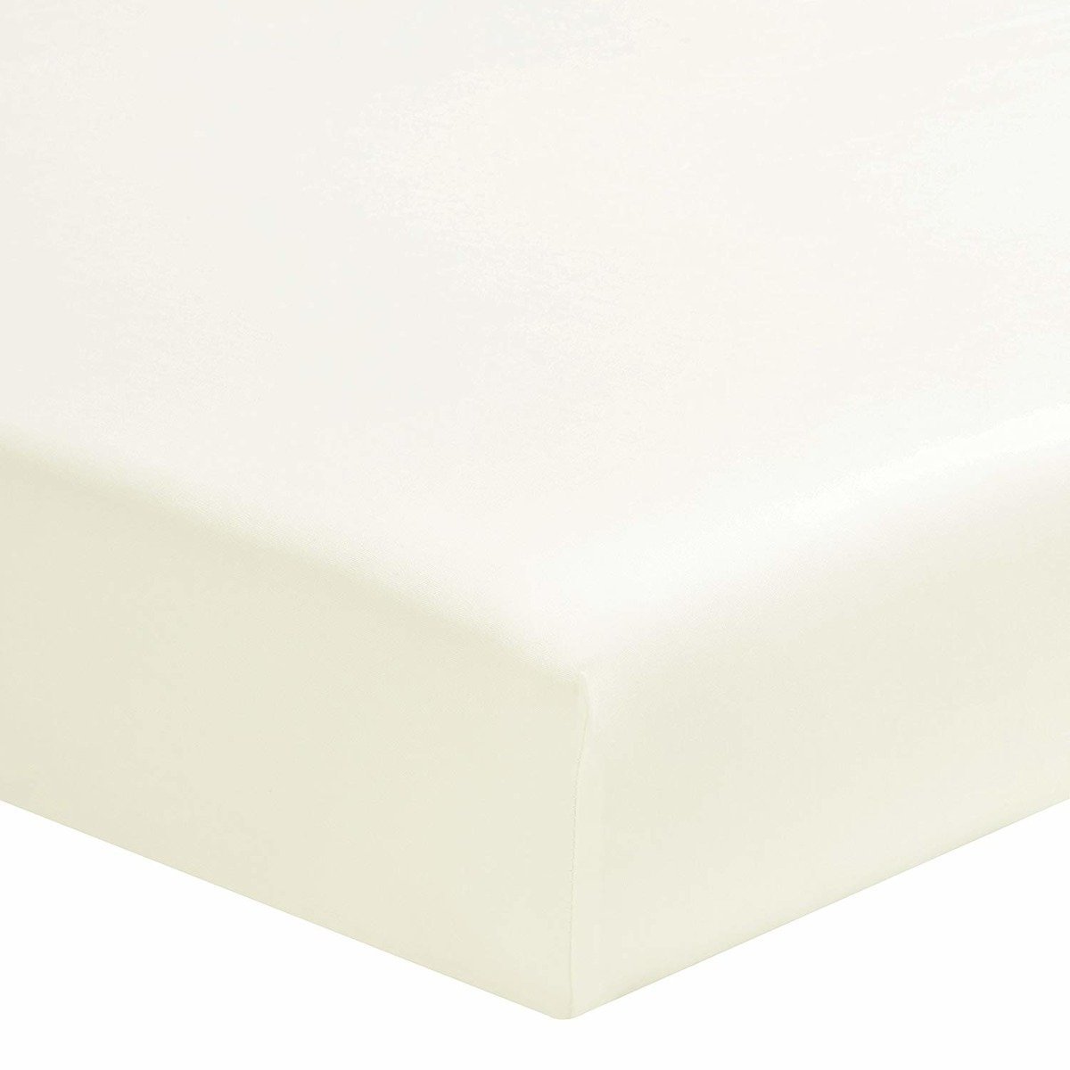 Designers Guild Prześcieradło satynowe ze ściągaczem Noho White
