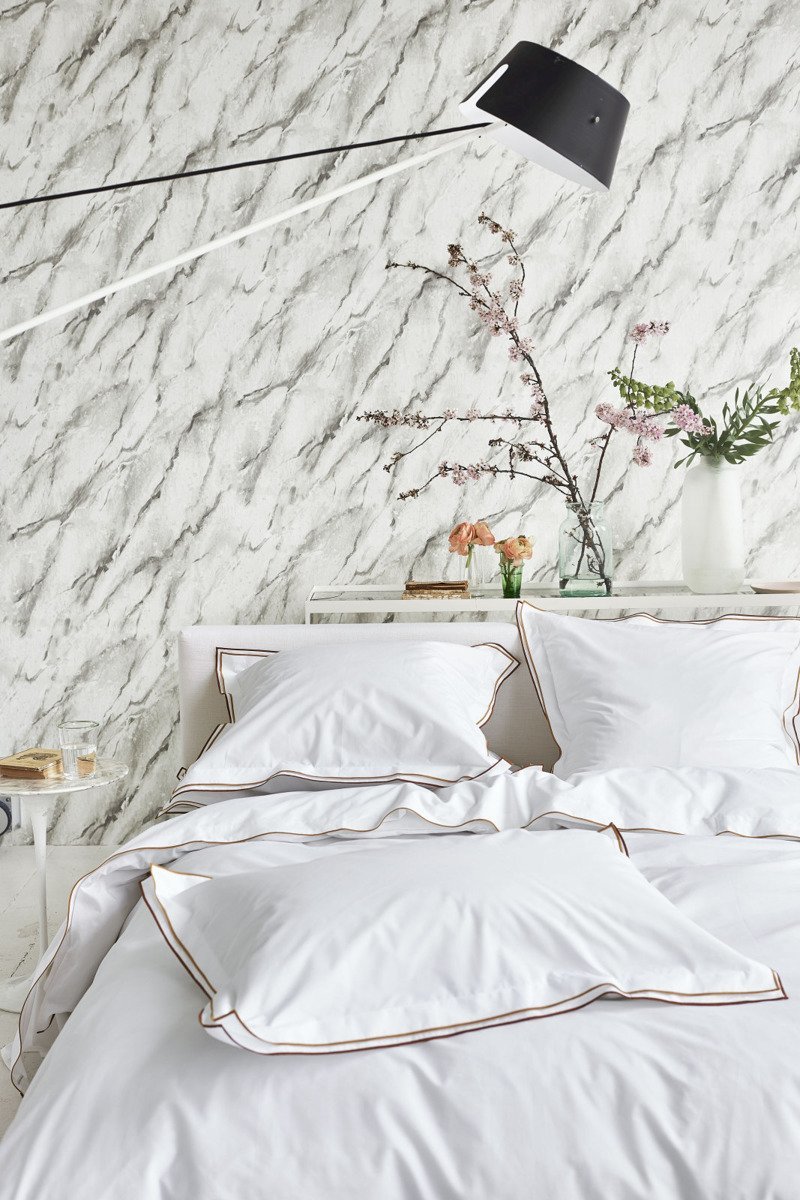 Designers Guild Poszwa perkalowa Astor Ochre/Chestnut