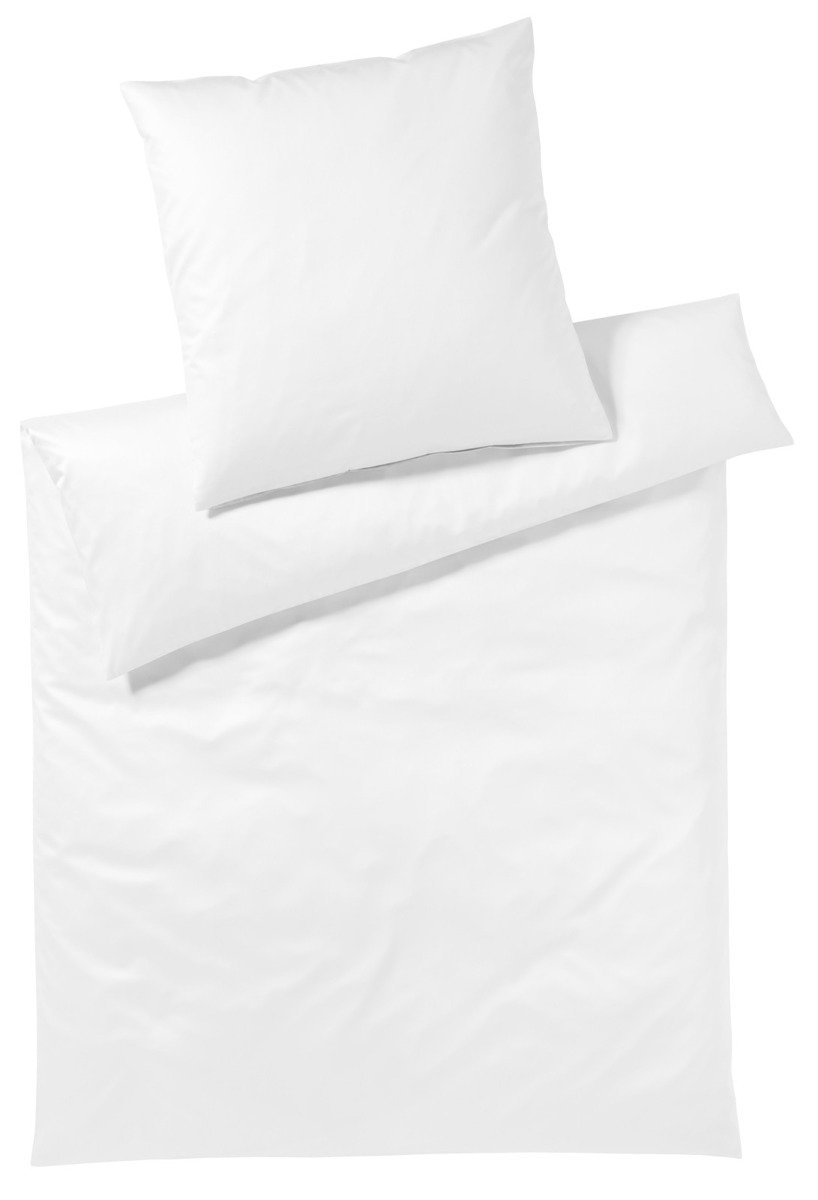 Elegante Pościel satynowa Uni Satin White