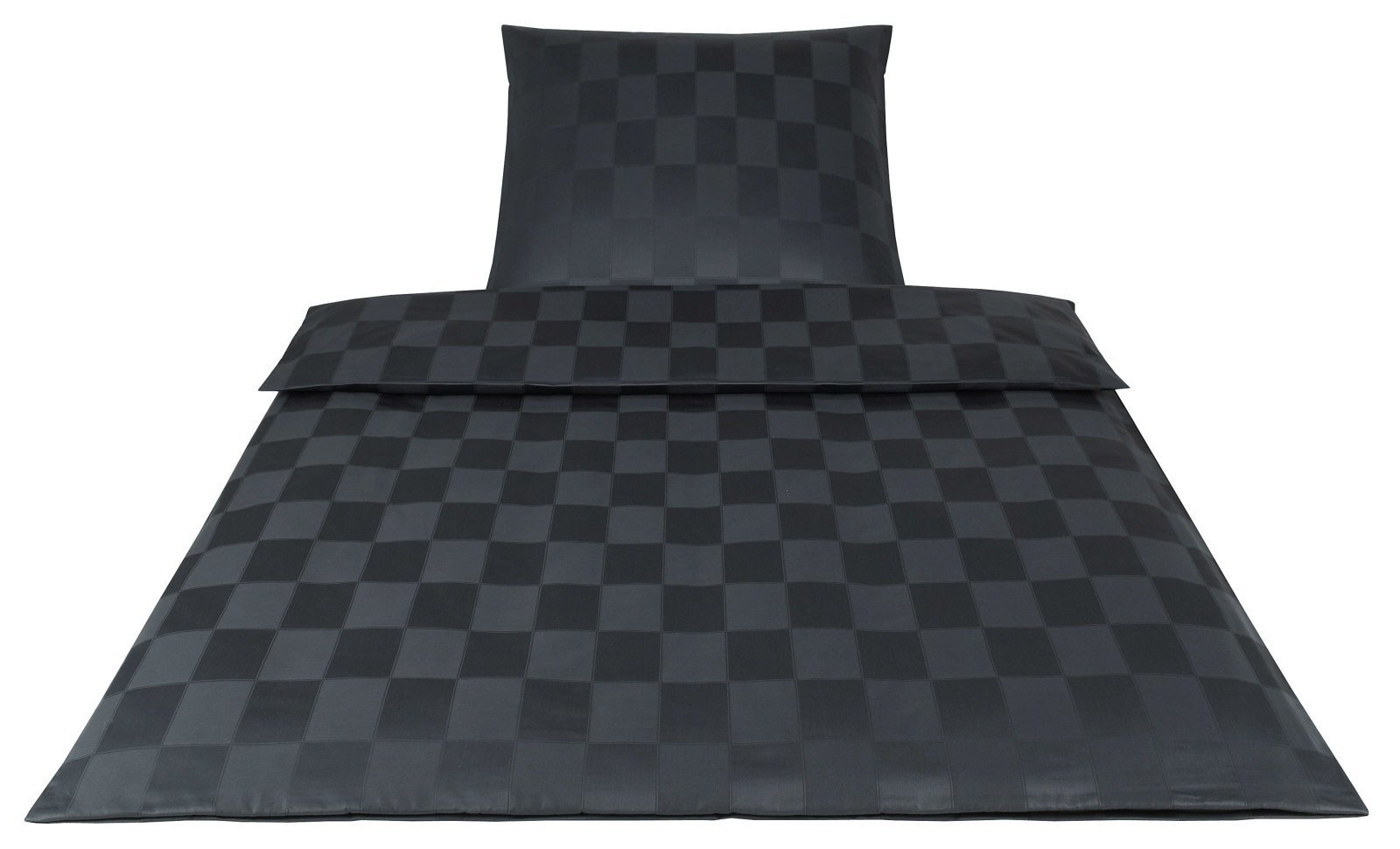 Elegante Poszewka satynowa Courage Black