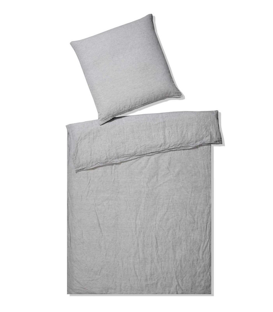 Elegante Pościel lniana Breeze Light Grey