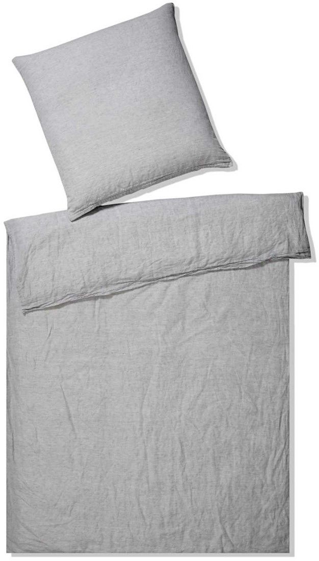 Elegante Poszewka lniana Breeze Light Grey