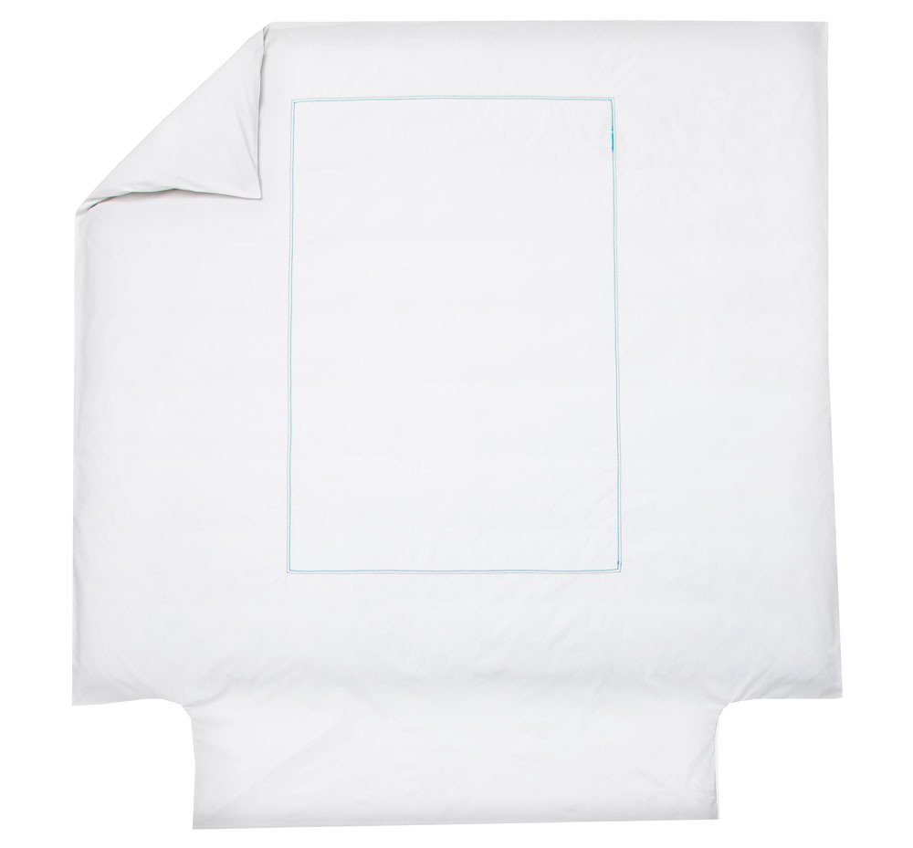 Blanc Des Vosges Poszwa perkalowa Souve nir Celadon