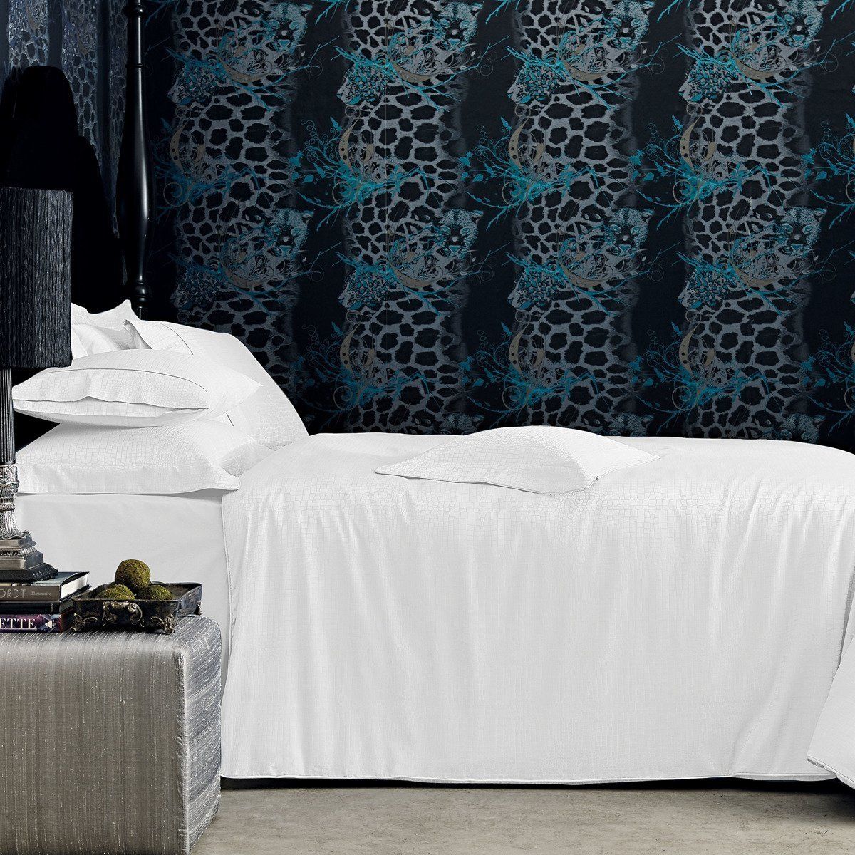 Valeron Poszewki żakardowe Crocodile White