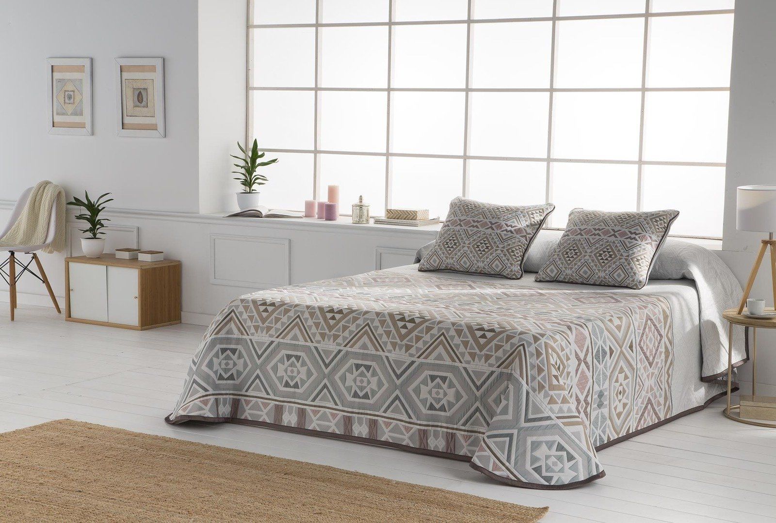 JVR Tejidos Narzuta żakardowa Dion Oro