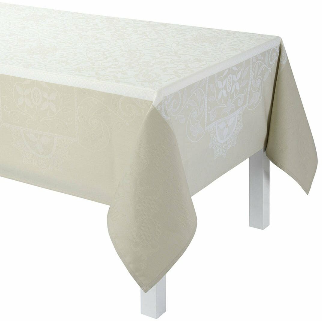 Le Jacquard Fran ais Obrus żakardowy Venezia Ivoire Kremowy