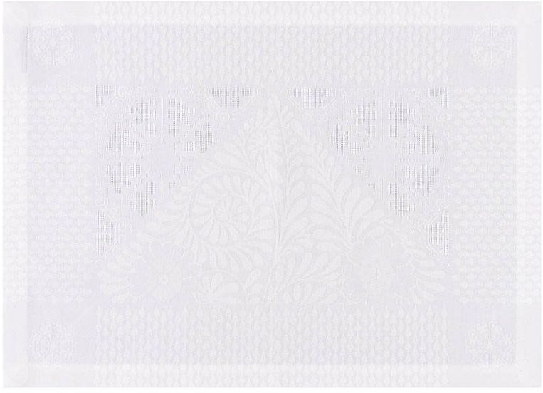Le Jacquard Fran ais Podkładka żakardowa na stół Bosphore Biała