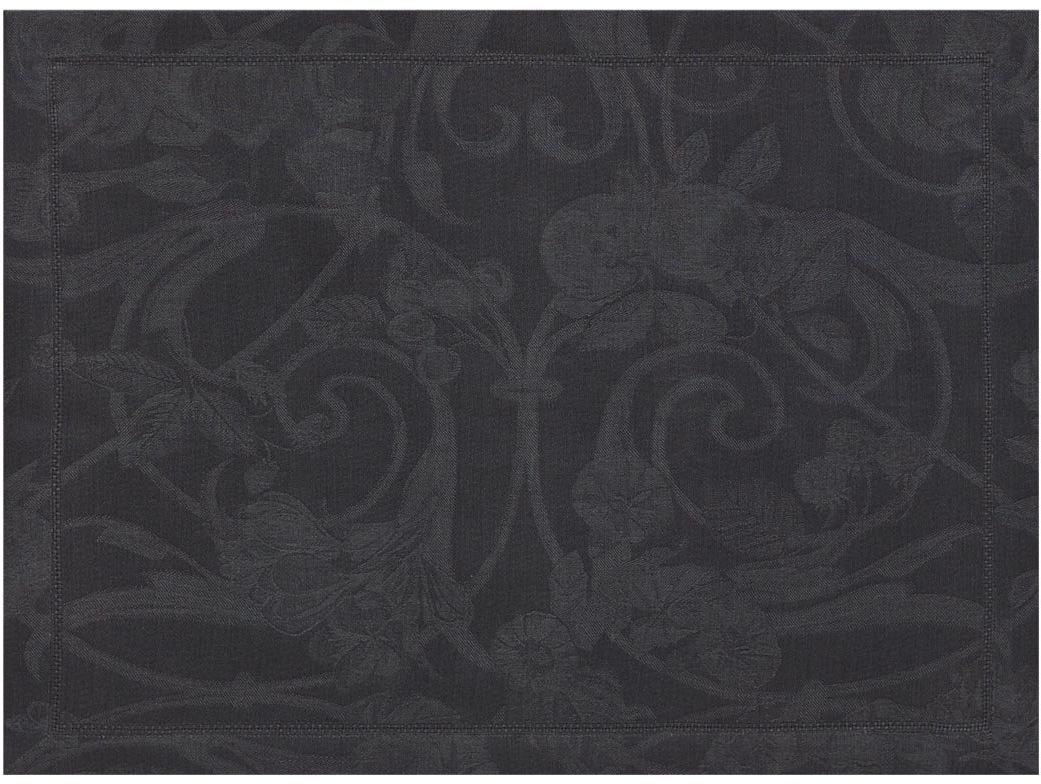 Le Jacquard Fran ais Podkładka żakardowa na stół Tivoli Czarna