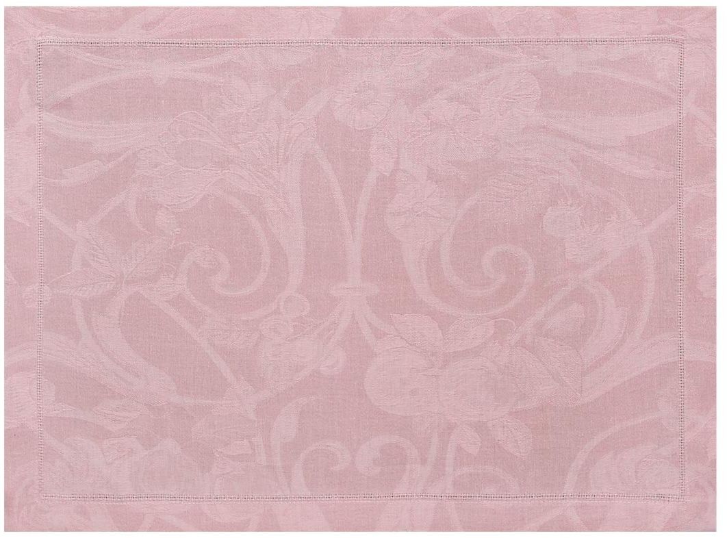 Le Jacquard Fran ais Podkładka żakardowa na stół Tivoli Różowa