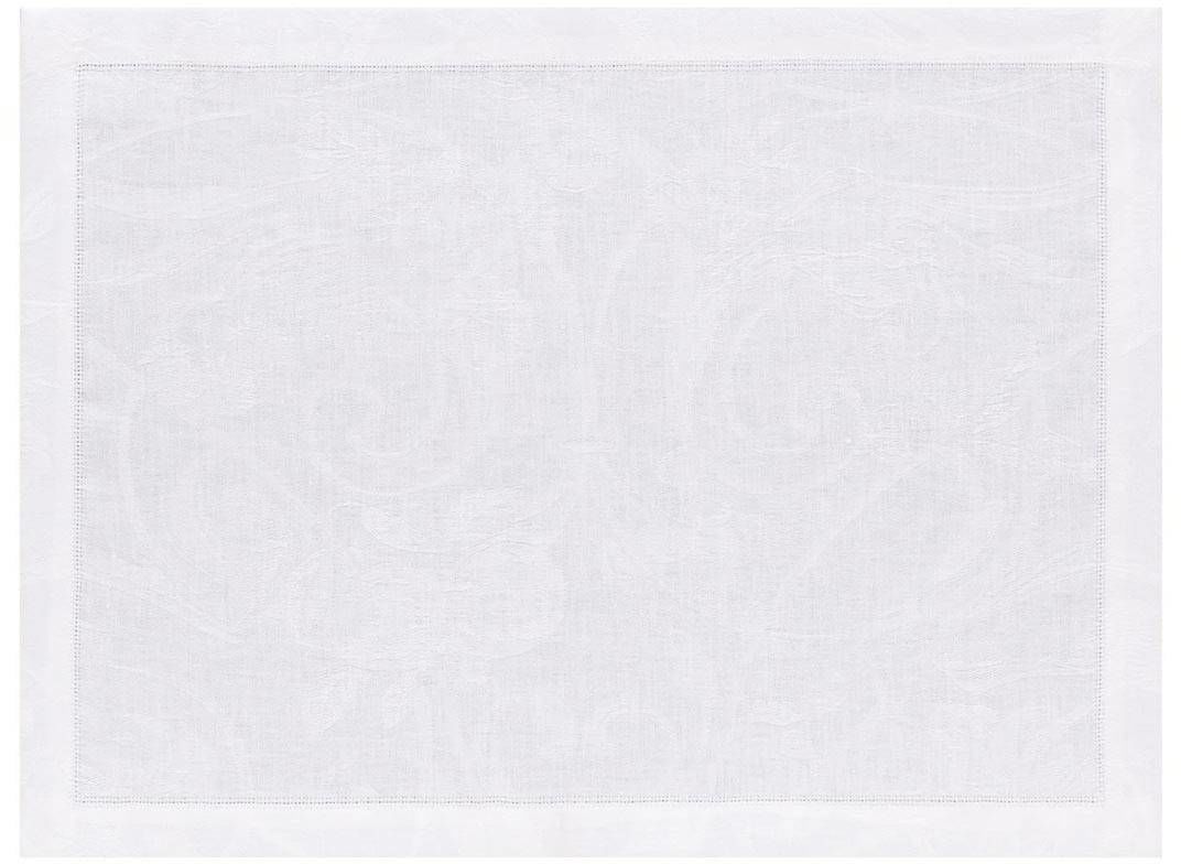 Le Jacquard Fran ais Podkładka żakardowa na stół Tivoli Biała