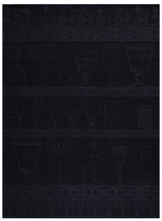 Le Jacquard Fran ais Ściereczka do polerowania szkła Cristal Czarna