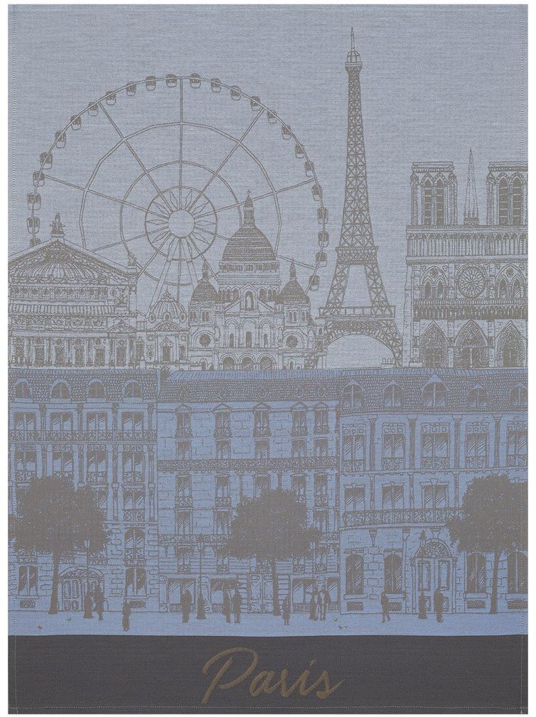 Le Jacquard Fran ais Ściereczka kuchenna Paris Panorama Szara