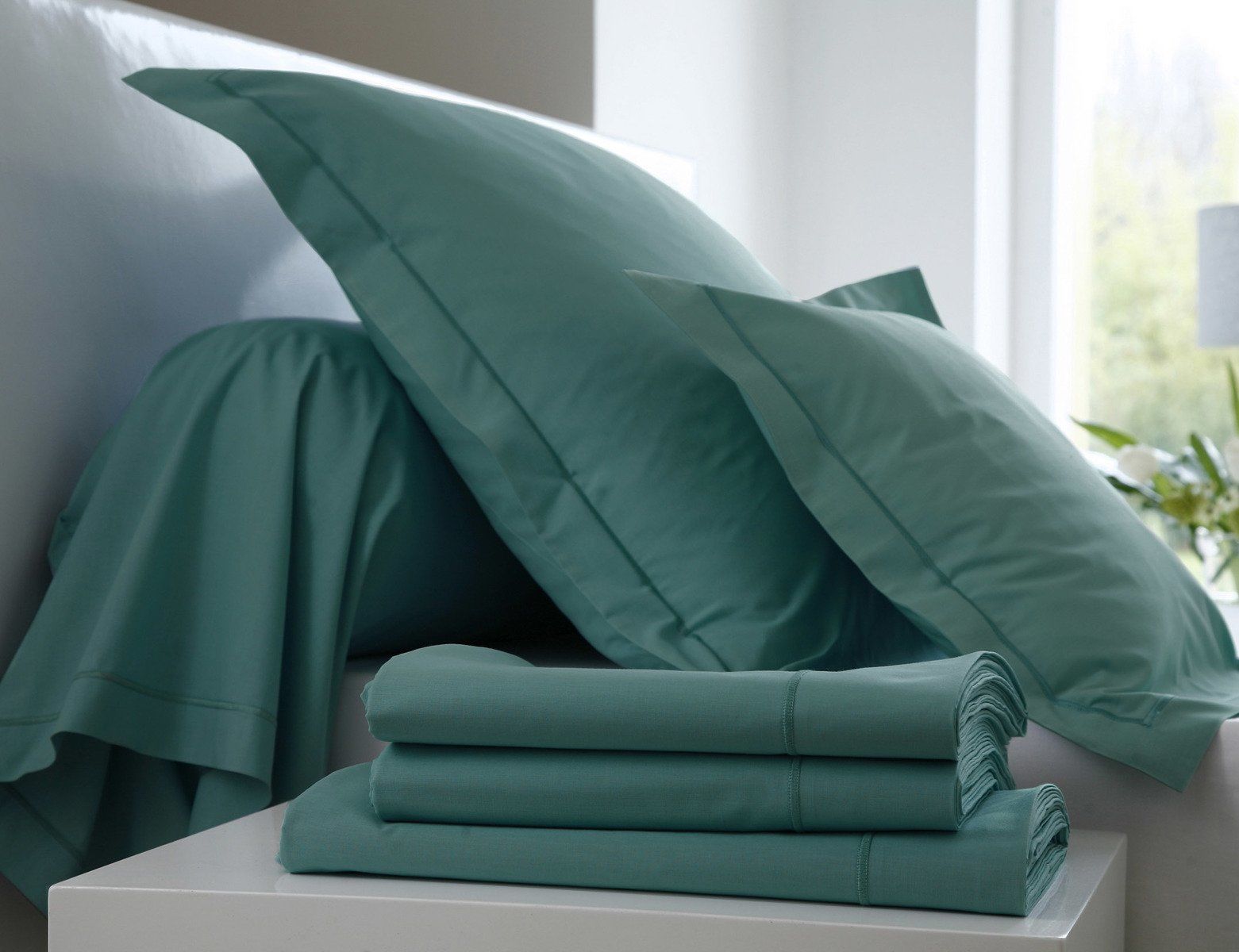 Blanc Des Vosges Poszwa perkalowa UNI Morska