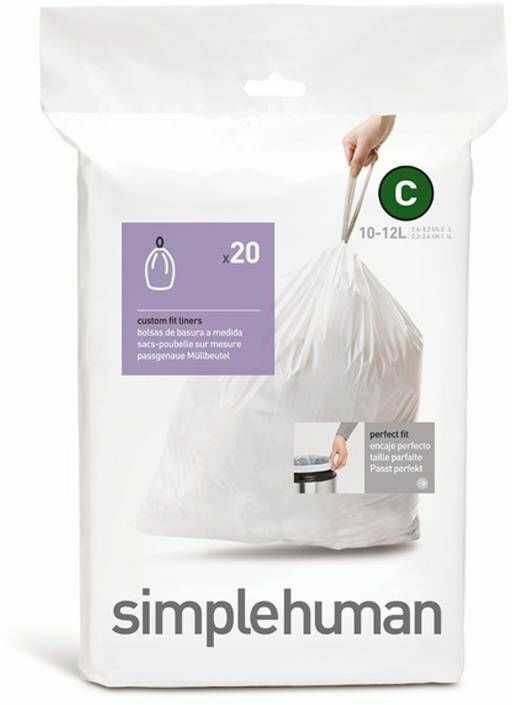 Simplehuman Simplehuman Worki na śmieci C 10-12L 20 sztuk CW0162