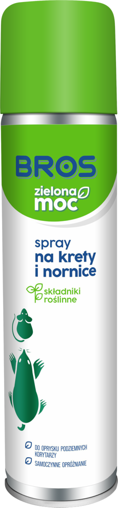 Bros Sp z o.o Zielona Moc spray na krety i nornice 400ml 1842