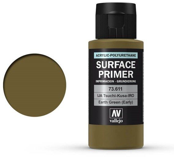 IJA-Tsuchi-Kusa-IRO Earth Green 60 ml. Podkład Akrylowy Vallejo