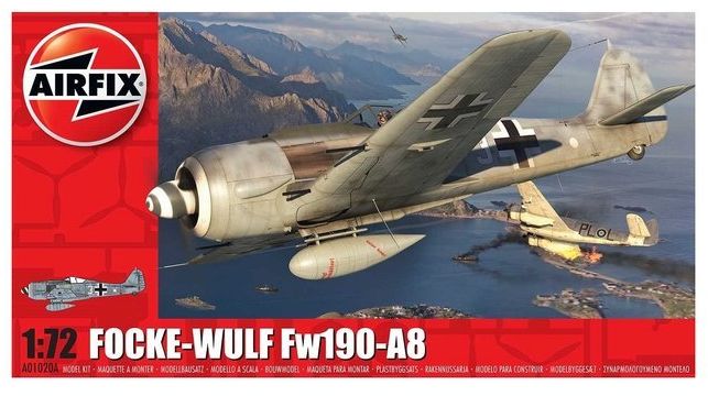 Myśliwiec Focke-Wulf FW190A-8 model do sklejania Airfix