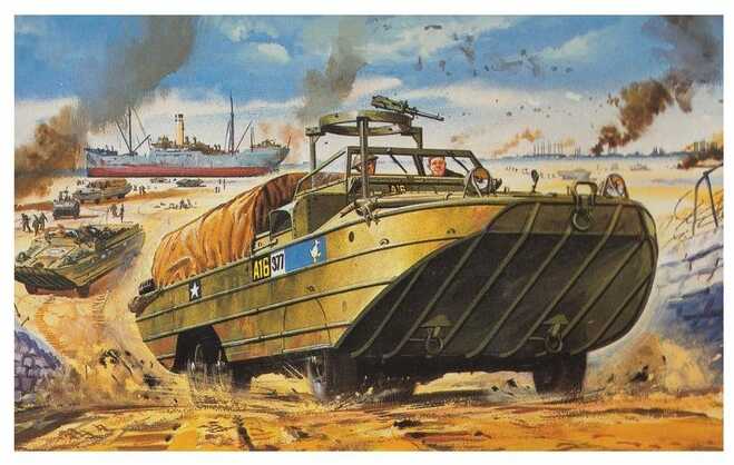 DUKW Pojazd Amfibia Airfix model do sklejania Airfix