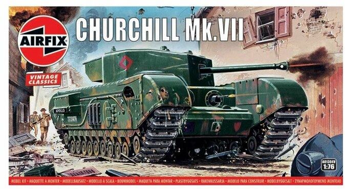 Brytyjski Czołg Churchill Mk.VII model do sklejania Airfix