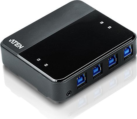 ATEN Urządzenie 4-portowe USB 3.2 Gen1 do współdzielenia urządzeń peryferyjnych NUATNTKUS434000