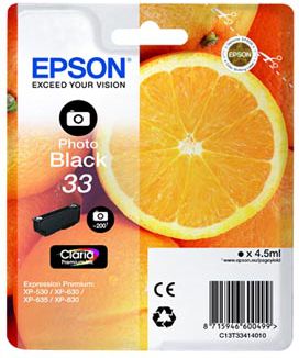 Tusz Epson Tusz Singlepack 33 Claria Premium Ink C13T33414010