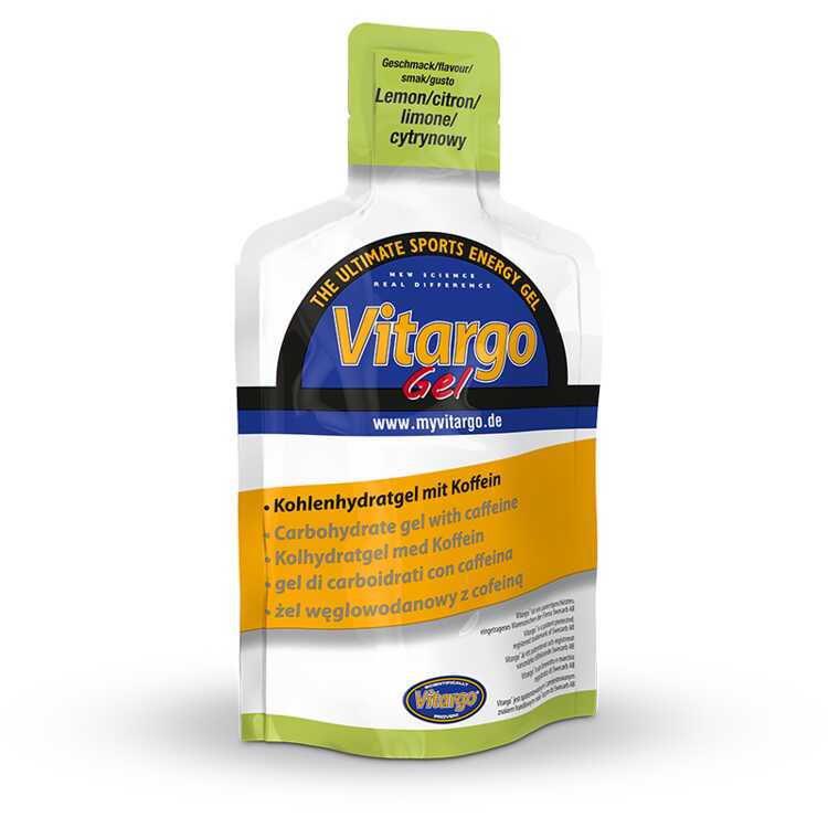Vitargo Gel - żel energetyzujący z kofeiną - smak Lemon