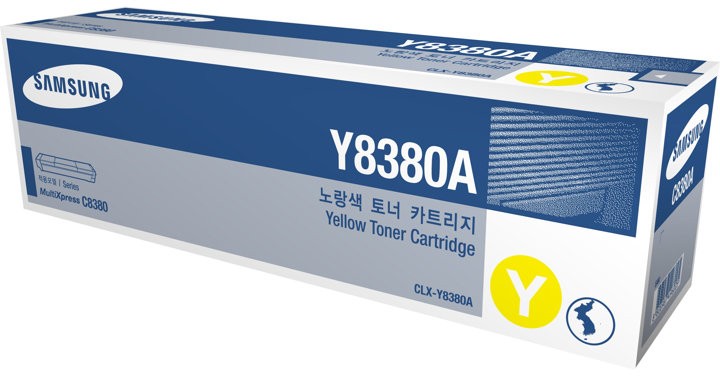 Toner Samsung CLX-Y8380A Yellow Oryginał SU627A