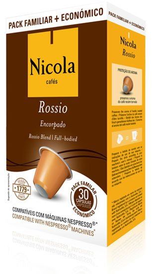 Portugalska kawa Nicola Rossio w kapsułkach do Nespresso 30 szt