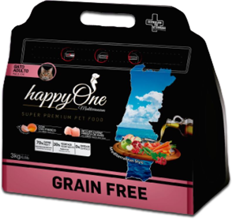 Happyone Grain-Free Mediterraneum Cat 3 kg