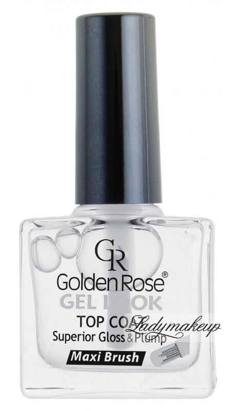Golden Rose Gel Look Top Coat żelowy utwardzacz do paznokci 10,5ml